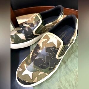 Valentino garavani camouflage sneakers.